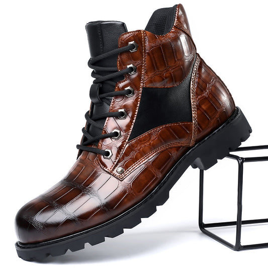 Nyvora™ | Bottes élégantes avec finition croco