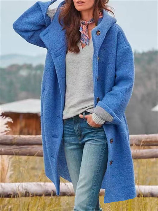 Manteau d'hiver en laine pour femme - Heida