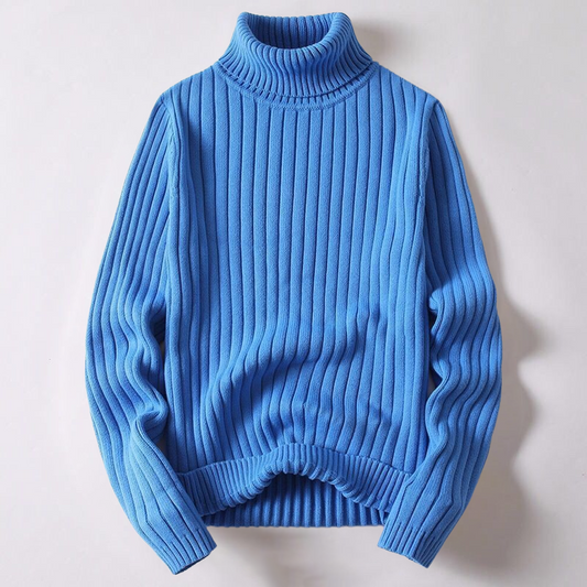 Lorenzo | Pull à col roulé en laine confortable Merino