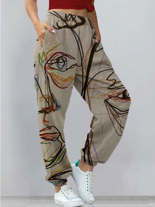 pantalon imprimé chic et élégant