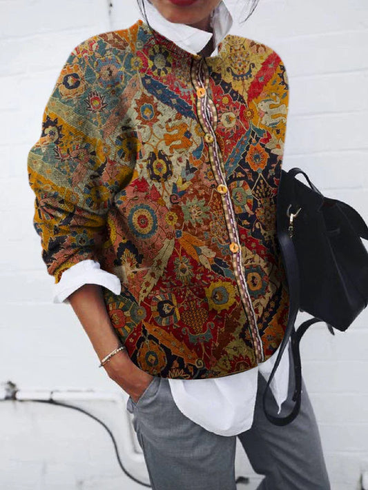 Élodie lavin | pull élégant style vintage