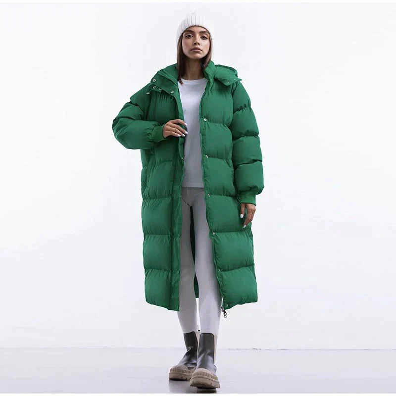 - veste d'hiver longue matelassée