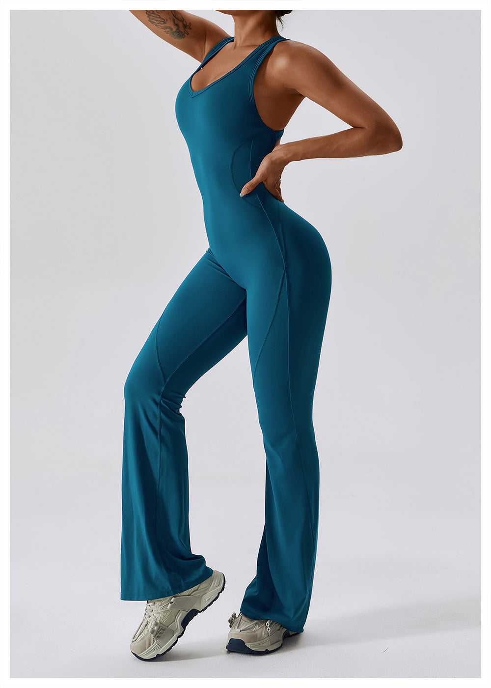 Delphine - Combinaison jambes larges