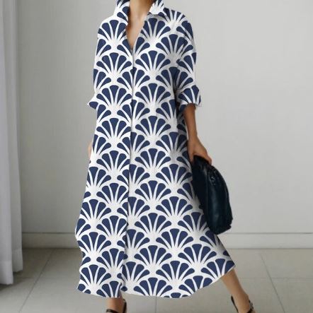 Lucille - Robe imprimée pour femme