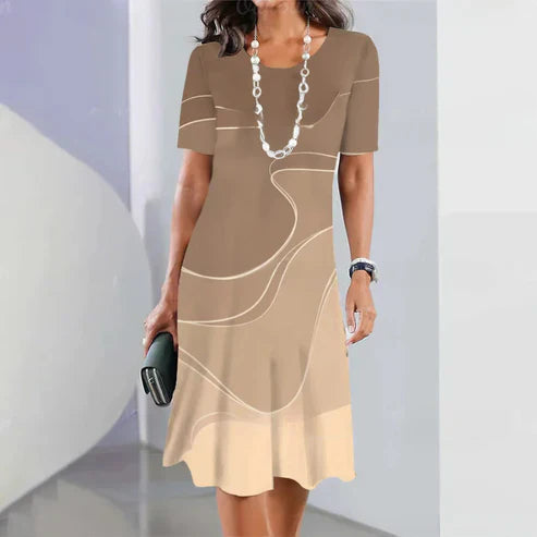Beverly - Superbe robe avec motif en marbre