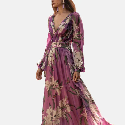 robe d'été à volants et design élégant et tendance