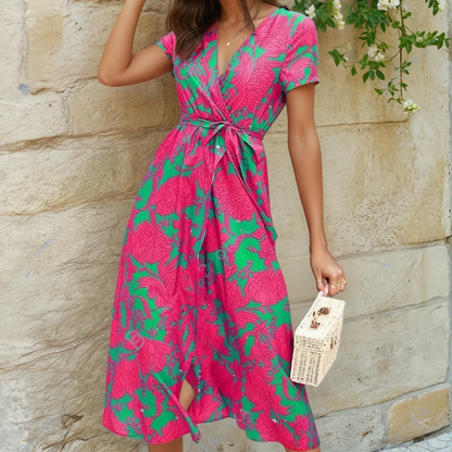 Robe colorée Légère et élégante