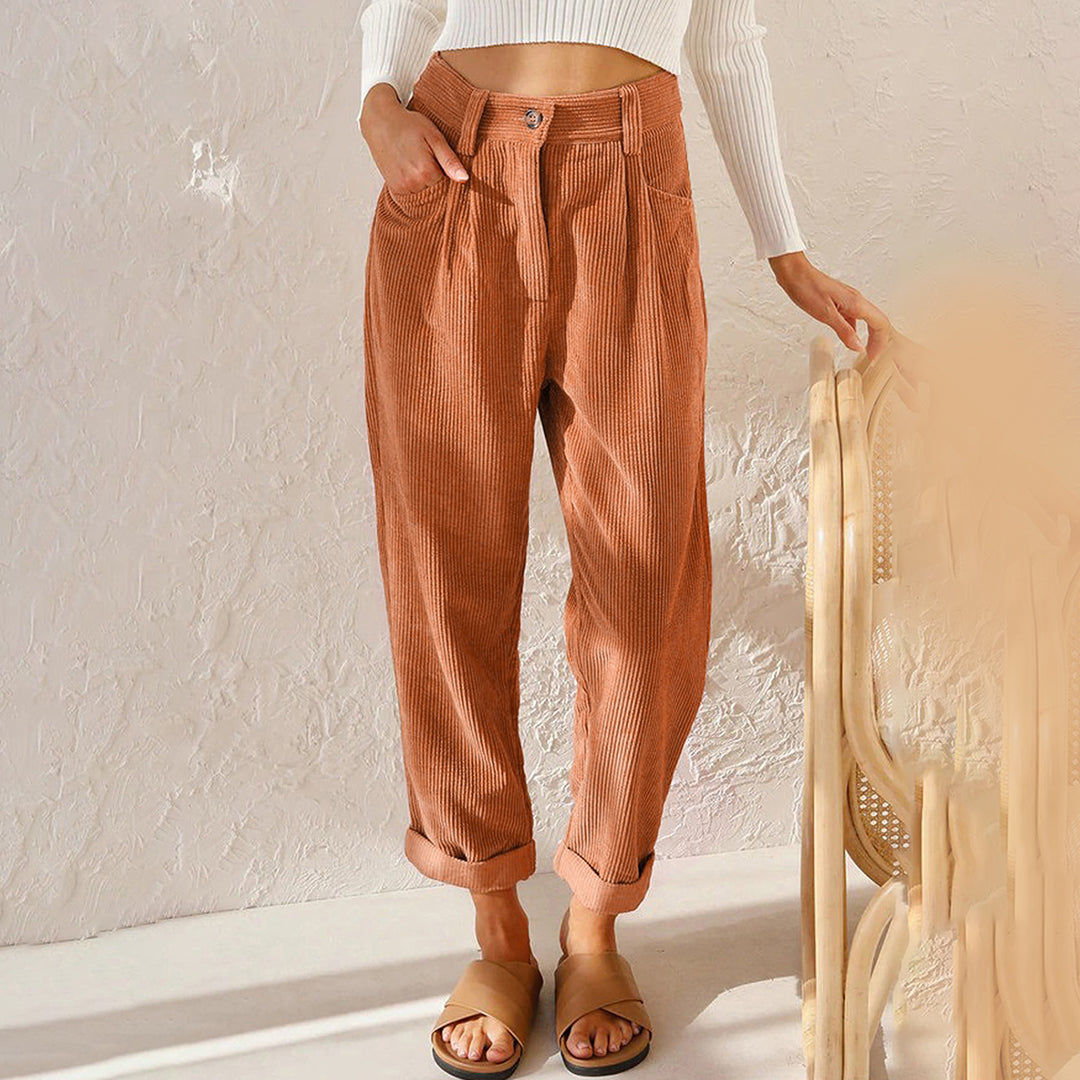 Pantalons taille haute pour femmes