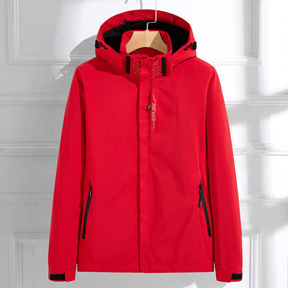 Veste imperméable élégante et décontractée avec capuche pour femmes | Parfaite pour les activités de plein air