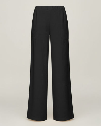 Pantalon Taille Haute Femme | Pantalon Uni Élégant et Confortable