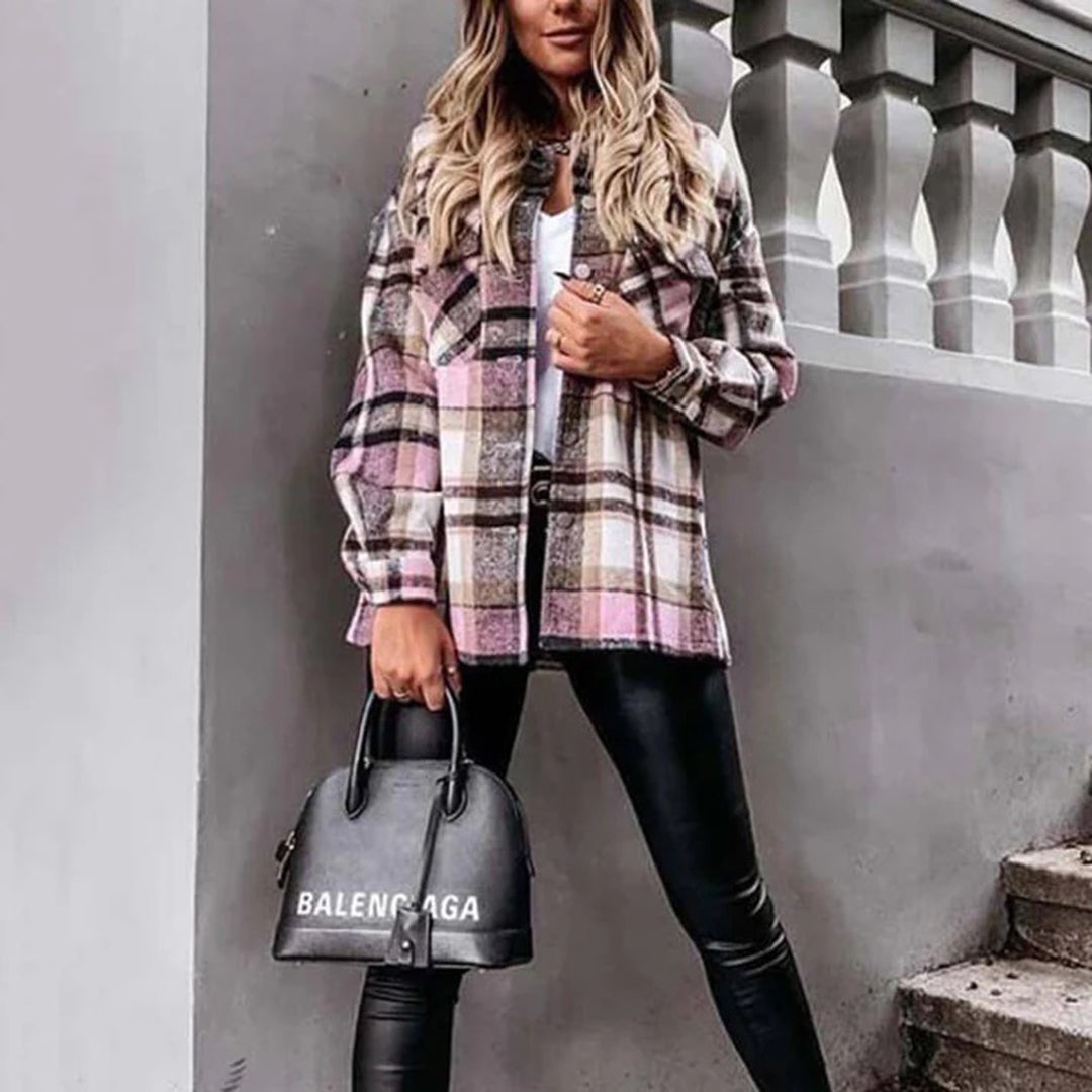 Lotte - Veste d'automne à carreaux