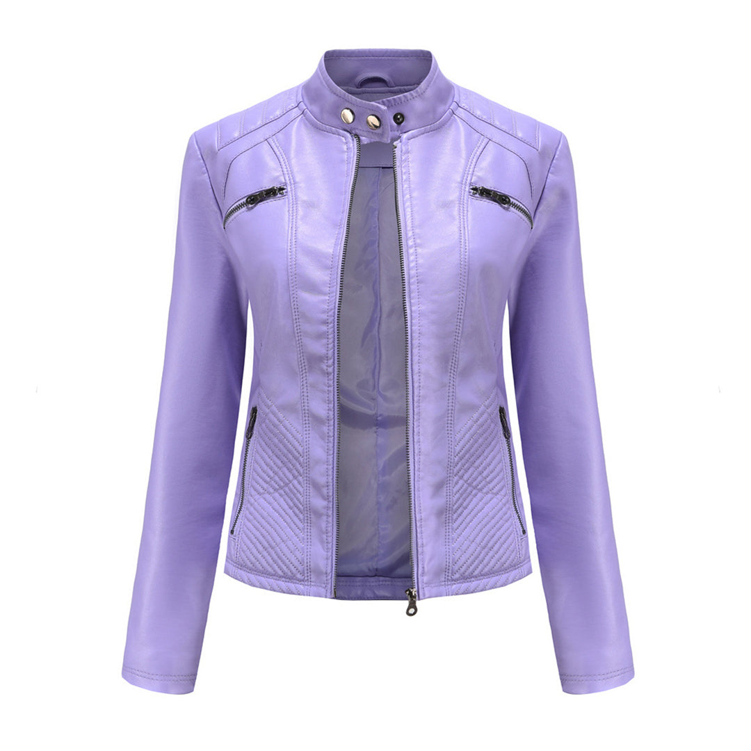 Luna - Veste en cuir élégante