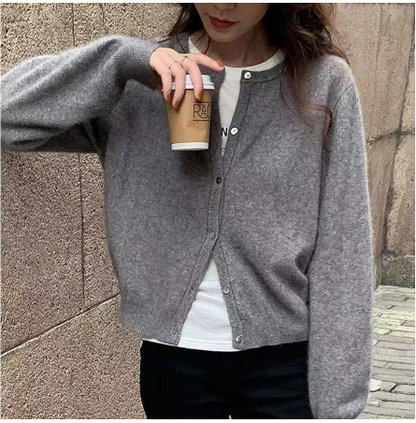 Nerwina | Bouton Femme Down Casual Cardigan | Chaud
