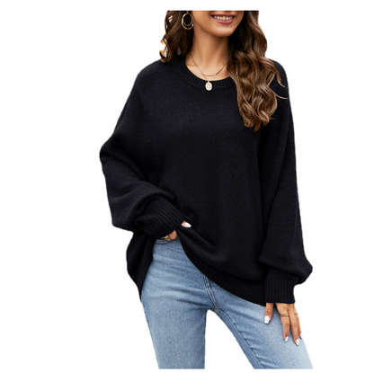 Thresew | Pulls femme confortables décolleté O | Grande taille