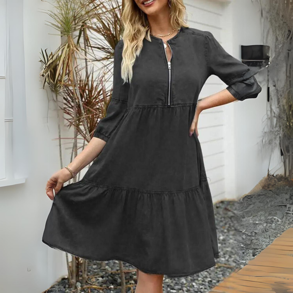 Quinty - Robe en denim