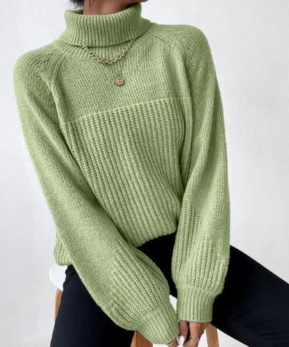 Blaire - Pull à col roulé en maille chaude pour femme