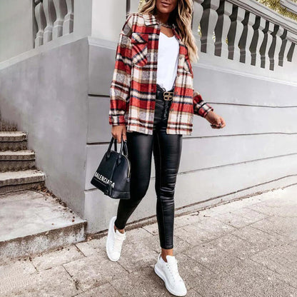 Lotte - Veste d'automne à carreaux