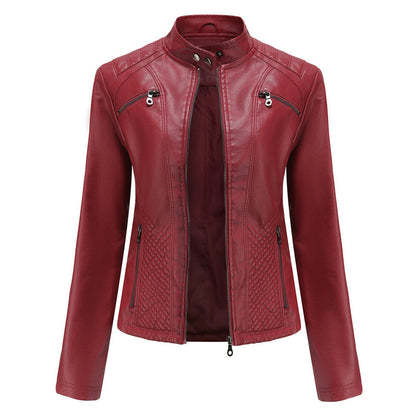 Luna - Veste en cuir élégante