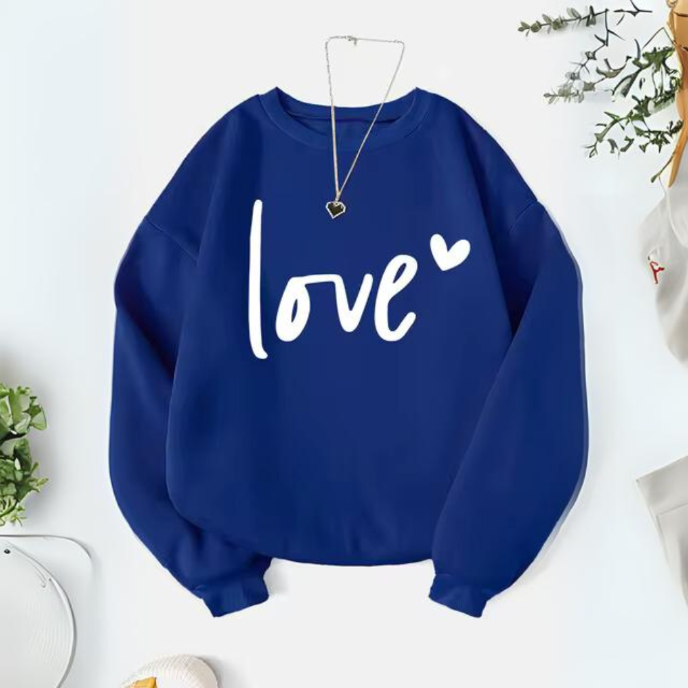 Renate - Chique sweatshirt met ronde hals