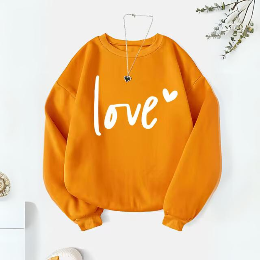 Renate - Chique sweatshirt met ronde hals