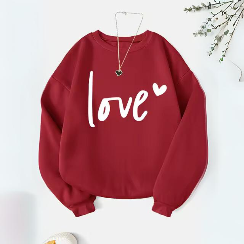 Renate - Chique sweatshirt met ronde hals