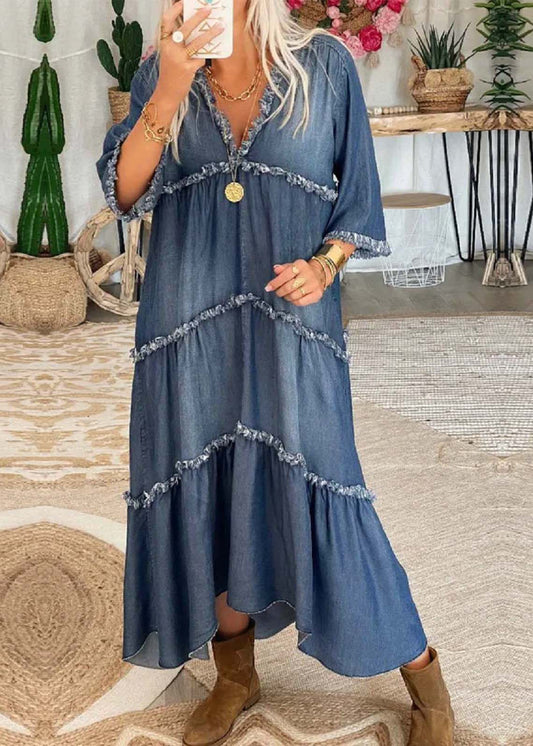Rohan - Robe longue en denim
