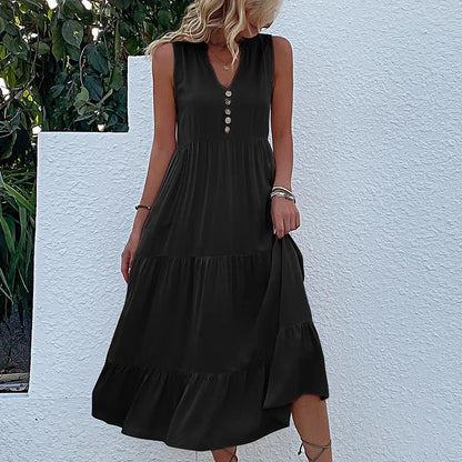 Ross - Robe à smocks avec ourlet superposé