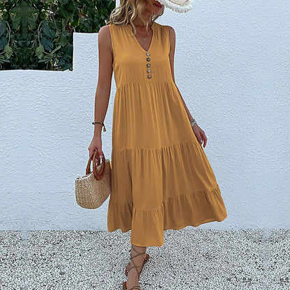 Ross - Robe à smocks avec ourlet superposé