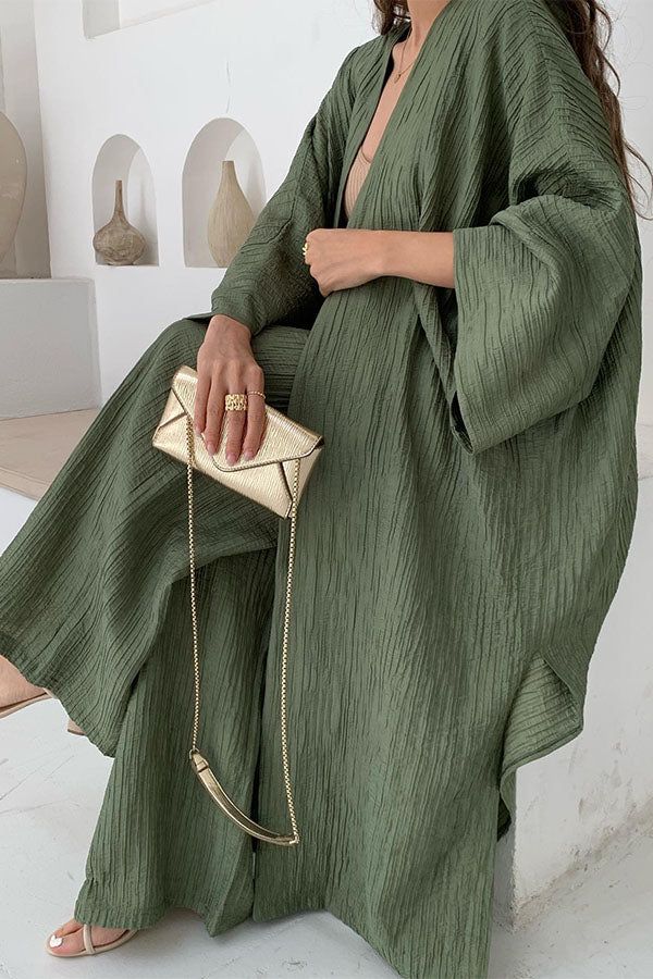 Lilly - Ensemble cardigan et pantalon décontracté