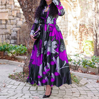Lucie - Robe élégante à motif floral