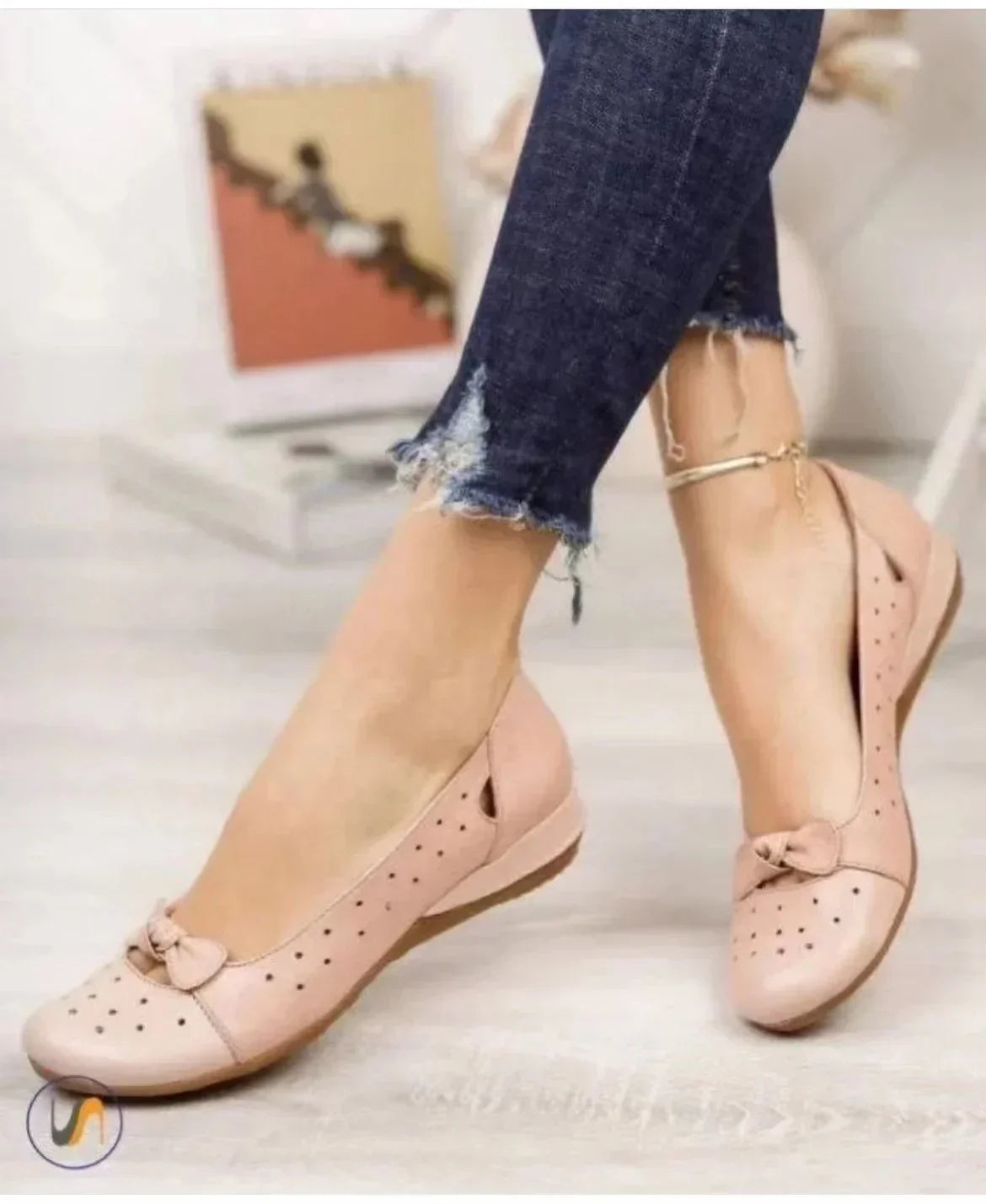 Chaussures Oxford en cuir respirant