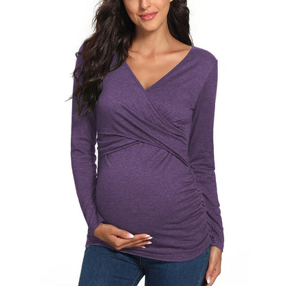 T-shirt d'allaitement | Allaitement facile grâce aux ouvertures au niveau des seins