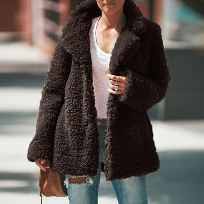 Manteau chaud en polaire | Beige - Confortable et à la mode
