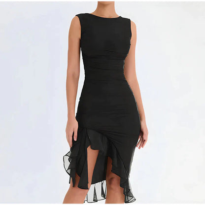 Fenna - Robe bodycon élégante à volants