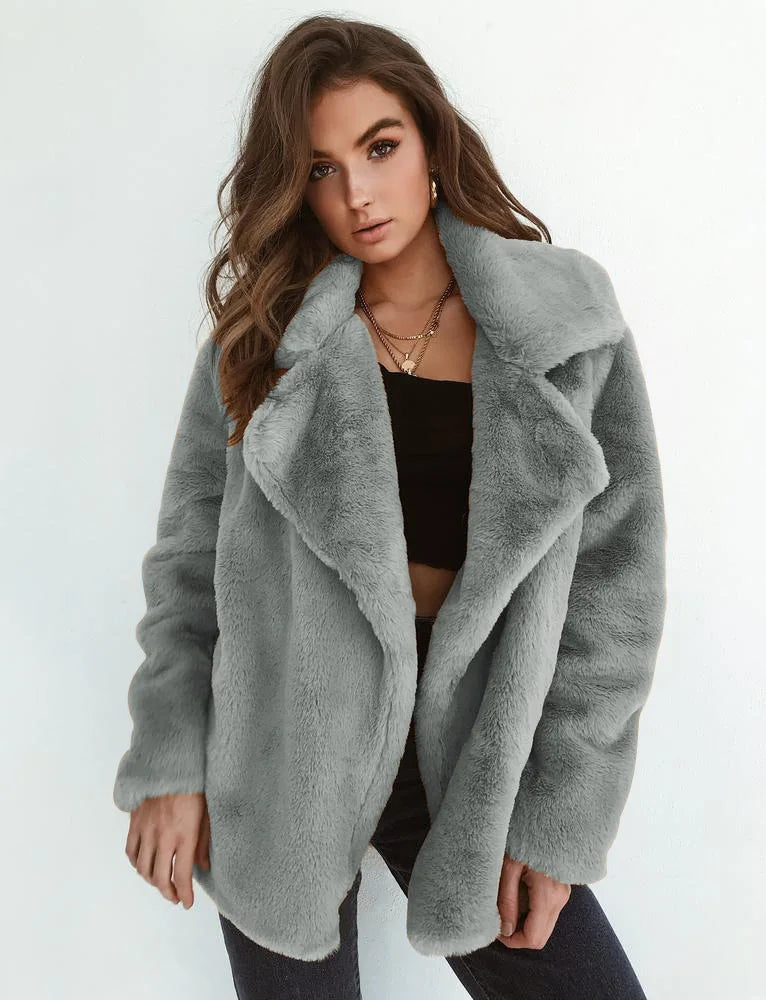 Talia - manteau de peluche chaud