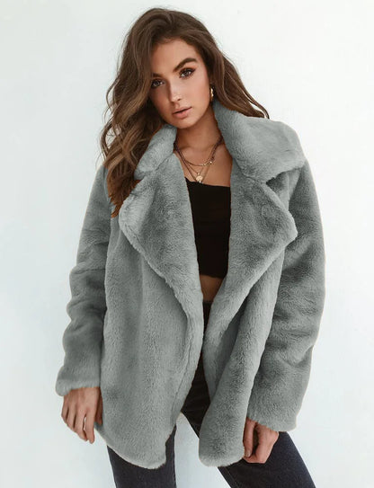 Talia - manteau de peluche chaud