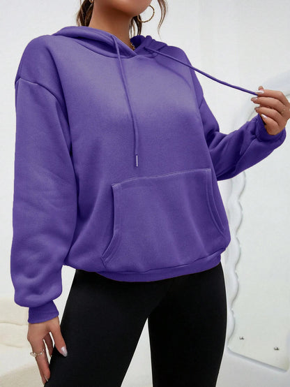 Dorte - Sweat à capuche ample avec poche pour femme