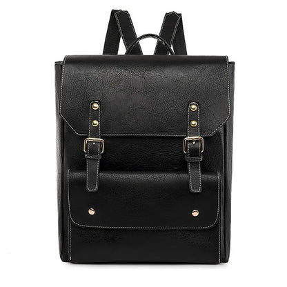 Amelia | Sac à dos intemporel avec boucle et rabat pour le voyage et l'ordinateur portable