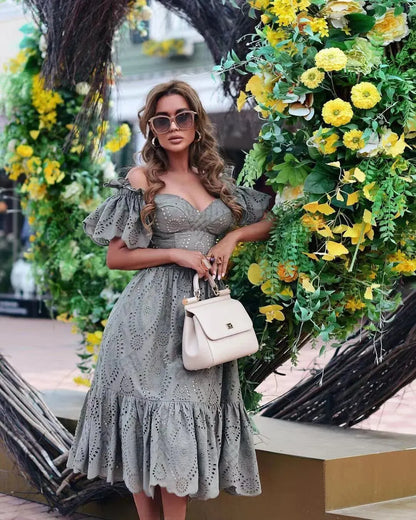 Amelia - Robes de princesse à épaules découvertes