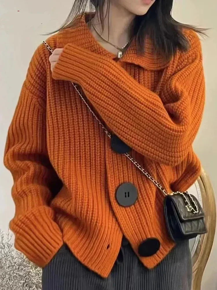 Holly - Veste en tricot élégante avec fermeture à bouton