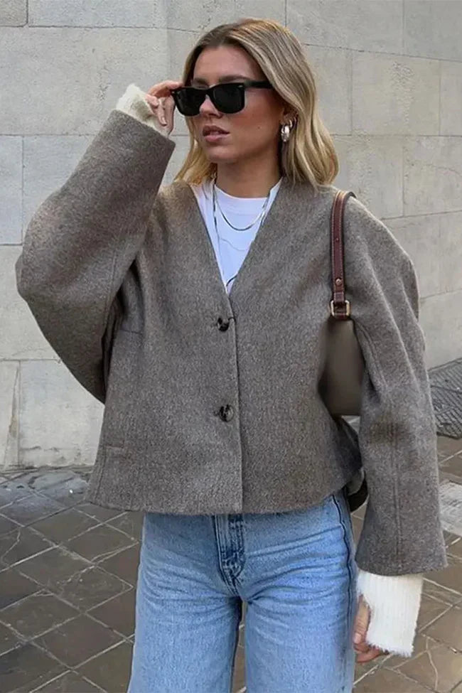 - Manteau oversized stylé