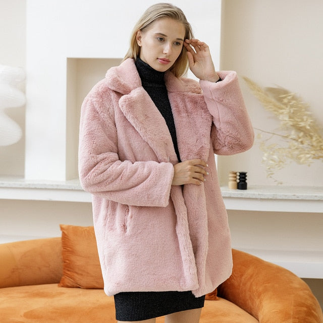 Emma Faux Fur Jacket | Parfait pour l'hiver prochain