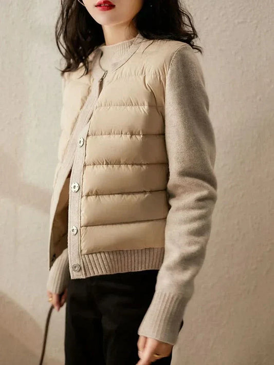 Veste tampon élégante et imperméable - chaude, robuste et confortable pour les femmes