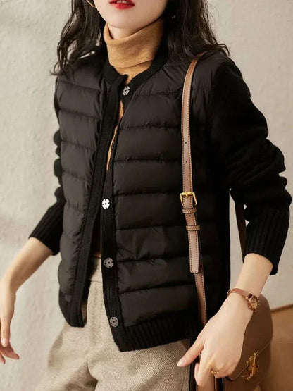 Veste tampon élégante et imperméable - chaude, robuste et confortable pour les femmes
