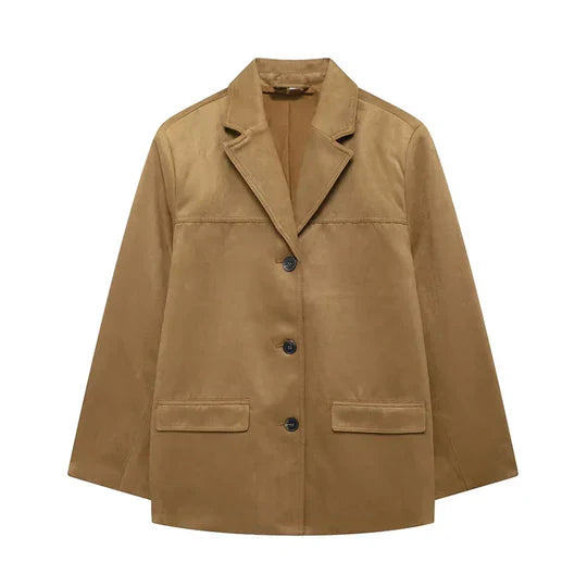 Tanja - veste femme marron rétro