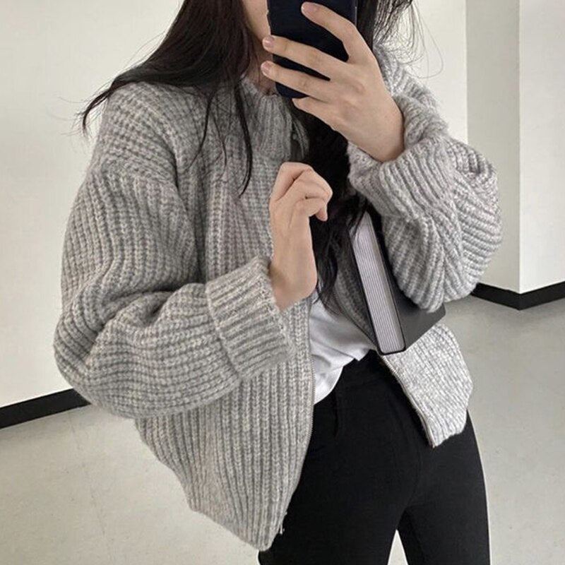 BosVest I Cardigan en tricot pour dames