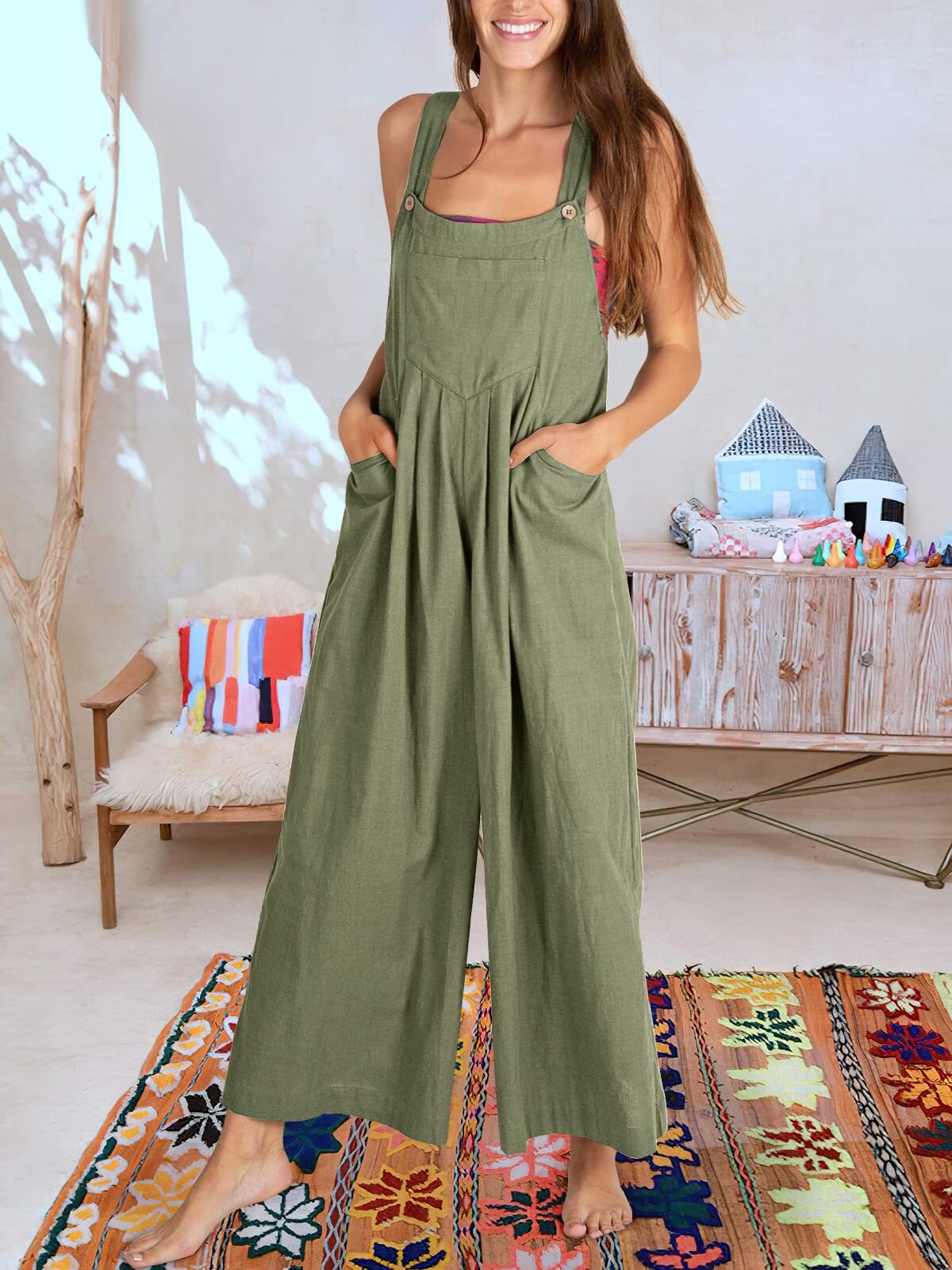 Combinaison sans manches pour femme - Tara