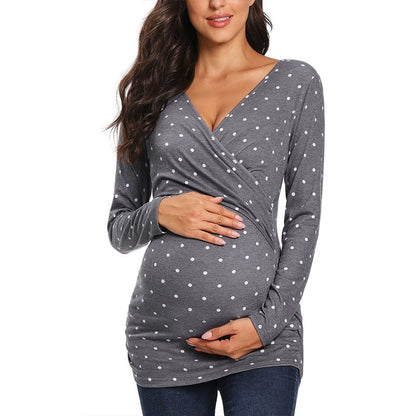 T-shirt d'allaitement | Allaitement facile par les ouvertures au niveau du sein