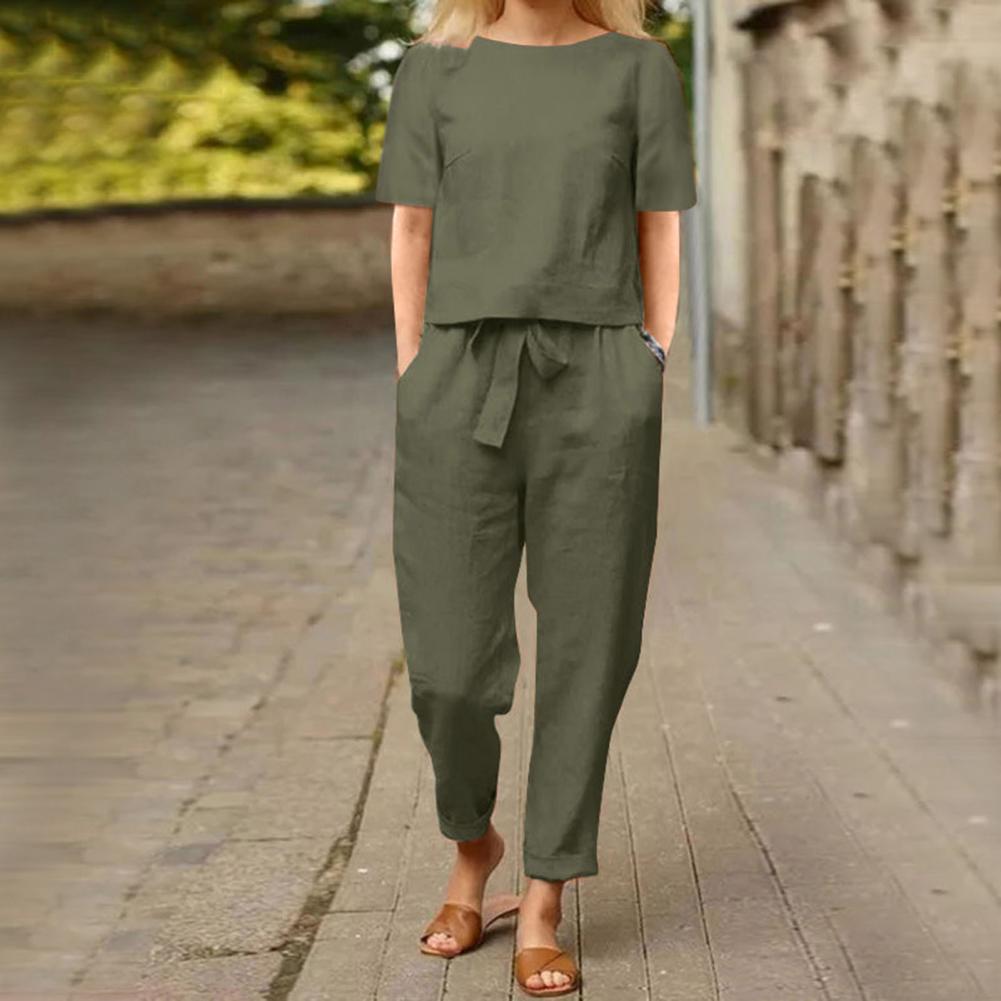 Ensemble d'été 2 pièces élégant et coloré
