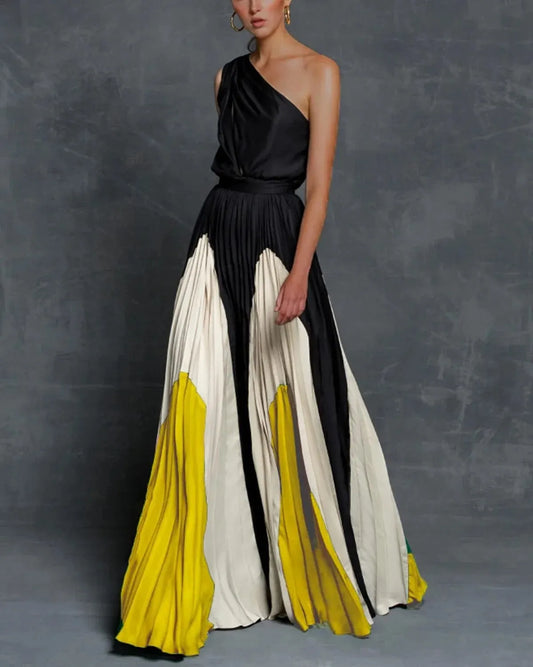 Estelle - Robes maxi à une épaule